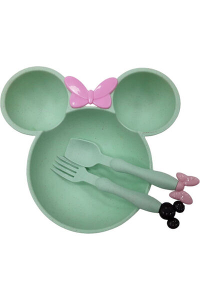 OEM BestFor Σετ Φαγητού Πράσινο 3τμχ 321-1088-0002