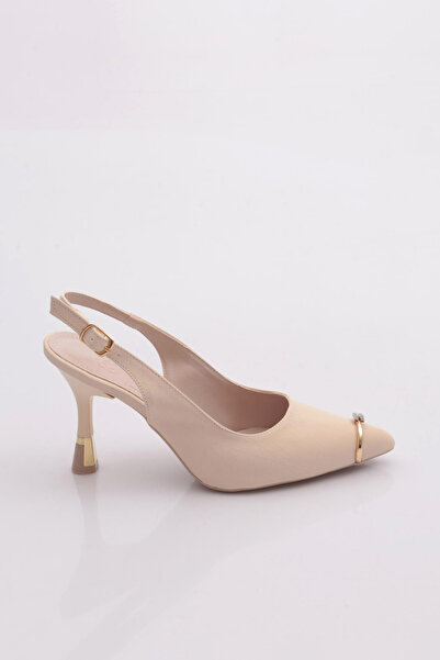 DGN Γόβες με ψηλό τακούνι - Μπεζ - Ψηλά τακούνια (10 cm και άνω)