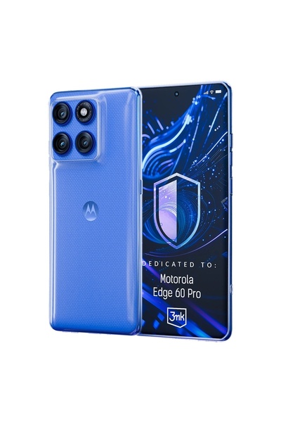 3MK Σετ Θήκης TPU και Προστατευτικού Οθόνης για Motorola Edge 60 Pro, Ολοκληρ...