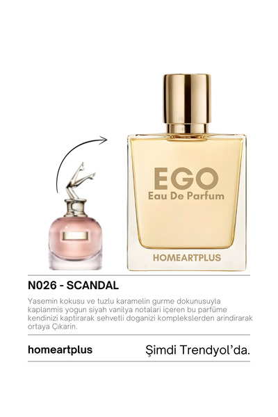 homeartplus N026 - ( SCANDAL ) 50 ML Nişh Kalite Çiçeksi Kadın Parfüm