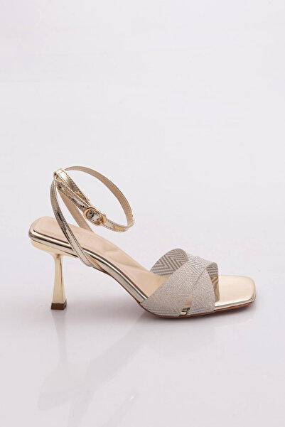 DGN Saboți - Auriu - Toc plat