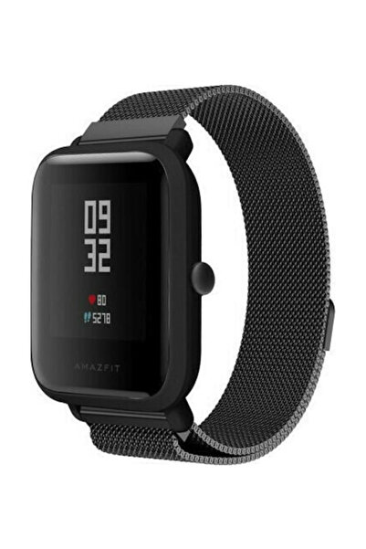 OEM Milanese Loop Λουράκι Μεταλλικό Μαύρο (Amazfit Bip)