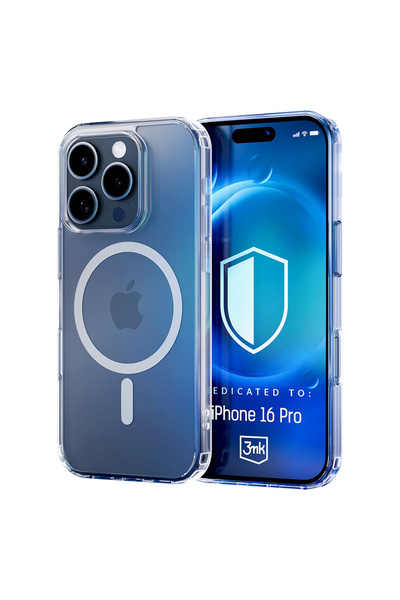 3MK Θήκη TPU και Σετ Προστατευτικών Φιλμ Γυαλιού για iPhone 16 Pro, Υπέρ-Προσ...