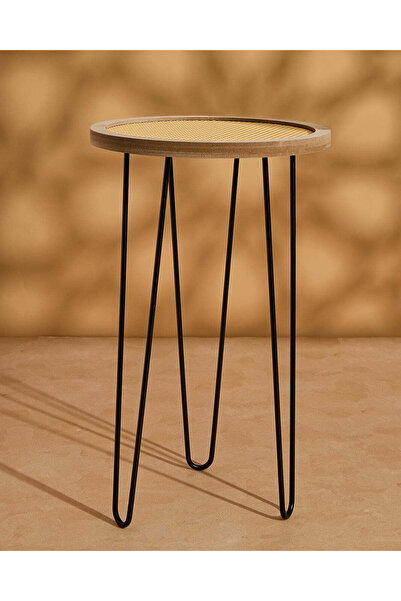 REDTAG Beige Natural Round Side Table