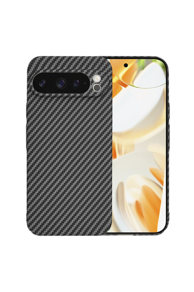 Stef's Cat Husa pentru Google Pixel 9 Pro, Stef's Cat, Carbonite FiberShell, ...