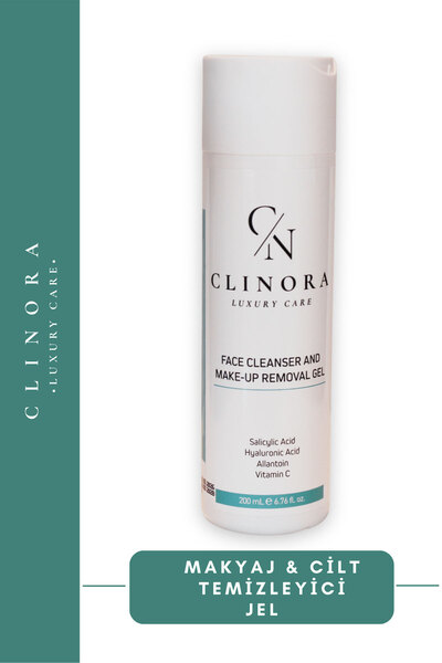 CLINORA Face and Makeup Cleansing Gel 200 ml