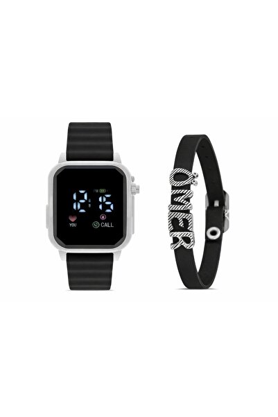 Ct LED Ekranlı Unisex Dijital Saat - Spor ve Şık Görünüm - Kişiye Özel İsimli...