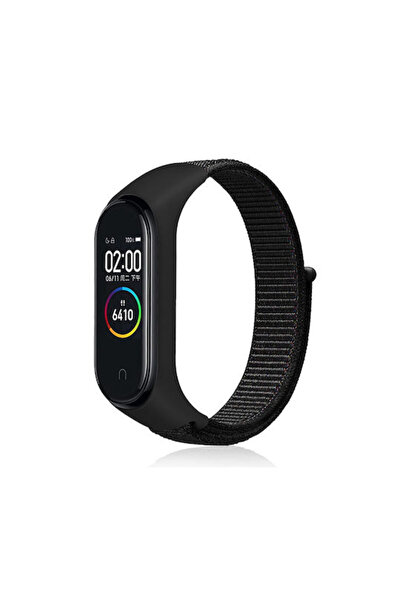 OEM Υφασμάτινο Μαύρο Λουράκι (Mi Smart Band 5/Mi Smart Band 6) 7438