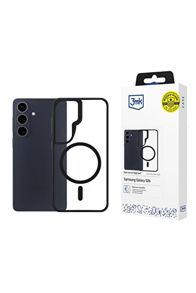 3MK Husa pentru Samsung Galaxy S26 Plus, Satin Armor MagCase, protectie antis...