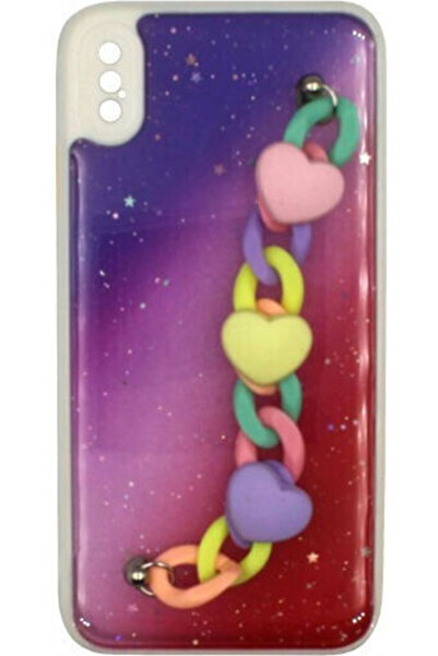 OEM ΘΗΚΗ ΜΕ ΕΝΣΩΜΑΤΩΜΕΝΟ ΛΟΥΡΑΚΙ IPHONE XS MAX - ΠΟΛΥΧΡΩΜΟ