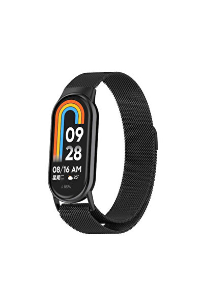 OEM Λουράκι Ανοξείδωτο Ατσάλι Μαύρο (Smart Band 8, Smart Band 9) 21XIA0337