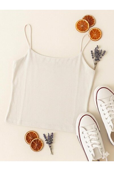 MODA İNCE ASKILI CROP