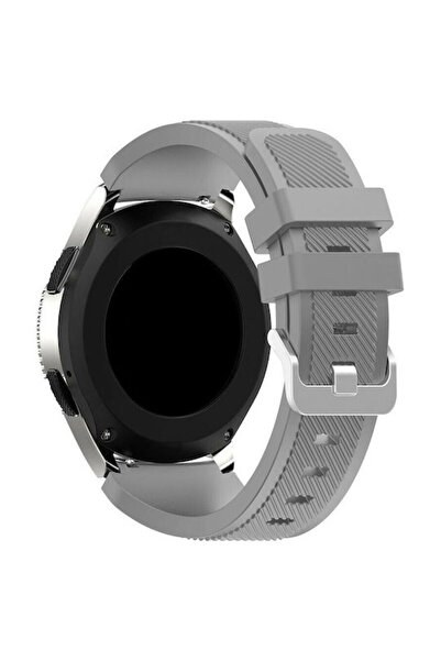 OEM Λουράκι Σιλικόνης με Υφή Τουίλ Γκρι (Huawei Watch GT)