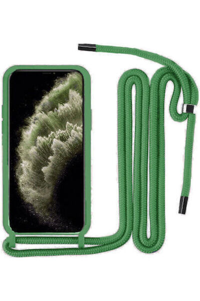 OEM Θήκη με λουράκι χιαστί (IPHONE 13) Σκούρο πράσινο