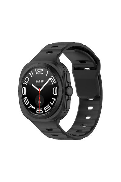 OEM Λουράκι Σιλικόνης Μαύρο (Galaxy Watch Ultra)