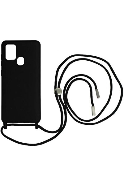 OEM Θήκη Σιλικόνης Χιαστί για Samsung Galaxy A21S - ΜΑΥΡΟ
