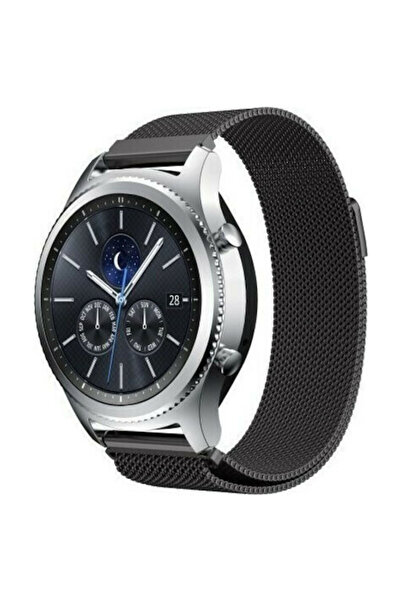 OEM Milanese Loop Λουράκι Μεταλλικό Μαύρο (Galaxy Watch (46mm) / Gear S3)