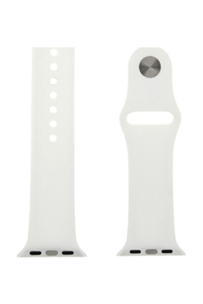 OEM Λουράκι Σιλικόνης Λευκό (Apple Watch 38/40/41mm)