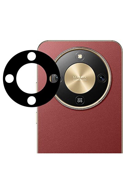 corcishop Honor Magic8 Lite 5G / X9d 5G / X70 5G Uyumlu Siyah Çerçeveli Kamer...