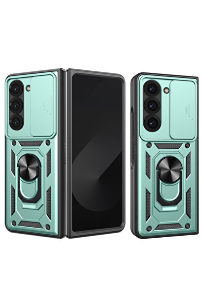 DAMUR Husa Armor CamShield Ring Samsung Galaxy Z Fold6, Clapeta Camera, Struc...