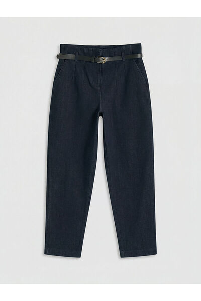 LC Waikiki NEVAVM με διαφορά LCWAIKIKI Classic Indigo Slim Mom γυναικείο τζιν...