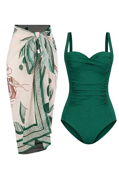 Paragon Ολόσωμο μαγιό - Πράσινο - Απλό