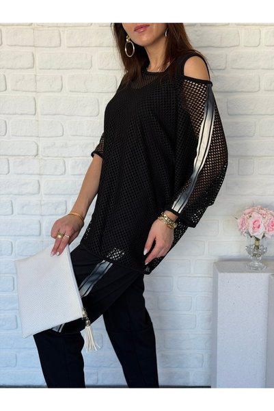 Goncalya Mesh Athlete Three-Piece Modal Set Black