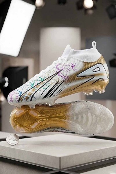 rekorsport Men's Football Boots-Sock-Style Football Boots for Astroturf and G...