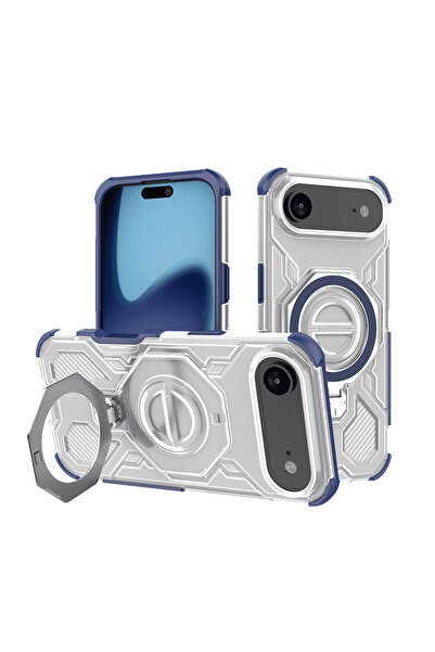 Stef's Cat Husa pentru iPhone 17 Air, Stef's Cat, Carbon Shield PRO, albastru