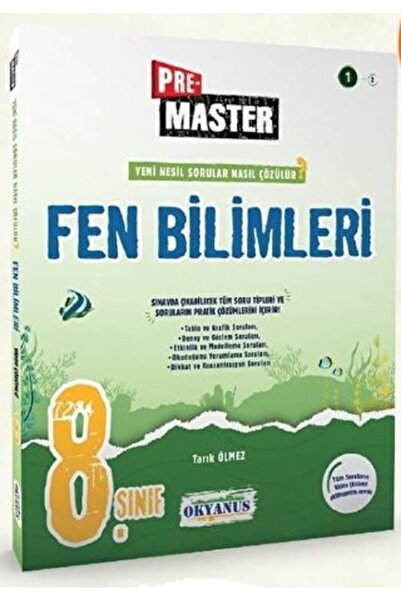 Okyanus Yayınları Okyanus 8. Sınıf Fen Bilimleri Pre-Master Soru Bankası