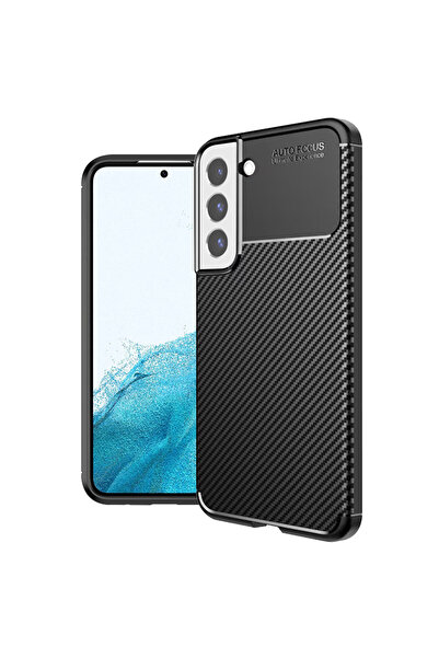 Techsuit Husa pentru Samsung Galaxy S22 5G, CarbonFiber, protectie antisoc, n...