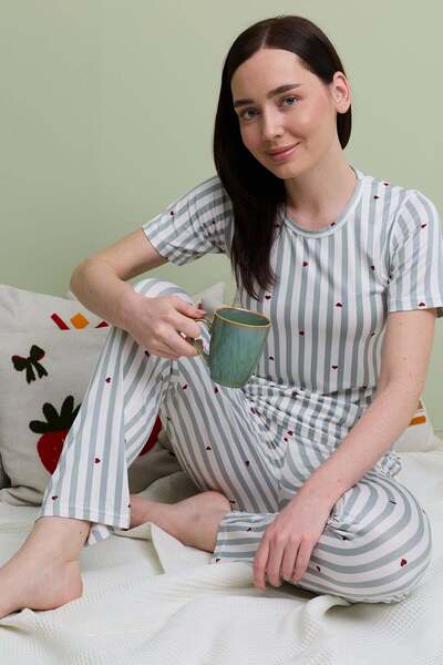 Fulla Moda Seturi de pijamale - Verde - Standard