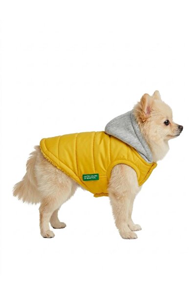 United Colors of Benetton Bnt-Rc2501 Dog Clothing Vest Raincoat Yellow