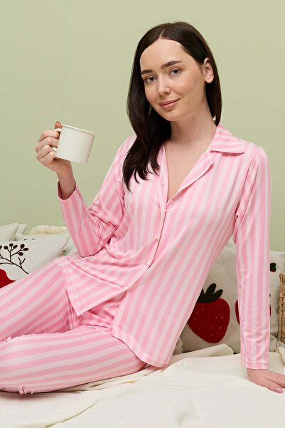 Fulla Moda Seturi de pijamale - Roz - Standard