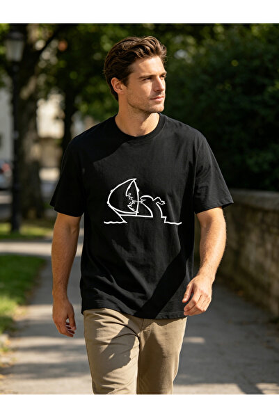 Arabest قمصان رجالية سوداء ضيقة/ملائمة للجسم، 100% قطن، قميص أساسي بياقة دائر...