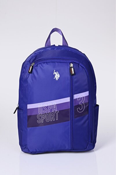 U.S. Polo Assn. Σχολική τσάντα - Μπλε - Γραφικά