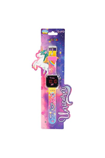 Gadget Gear Miniflak Unicorn Square Led Çocuk Saati