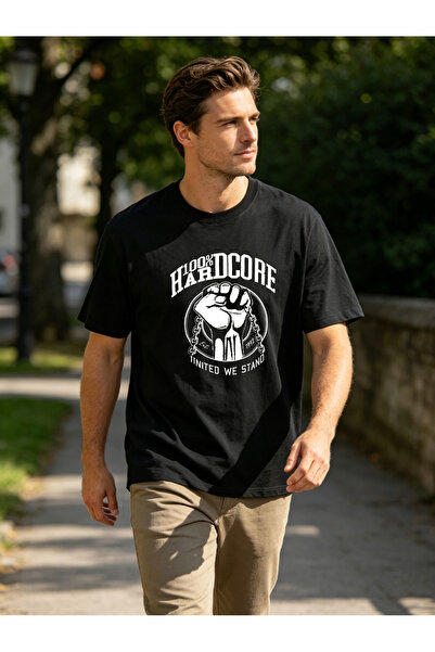 Arabest Men T-Shirts Black Slim/Slim Fit 100% Cotton Basic Crew Neck T-Shirt ...