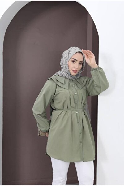 SHİROSA πλισέ πουκάμισο με διπλό γιακά