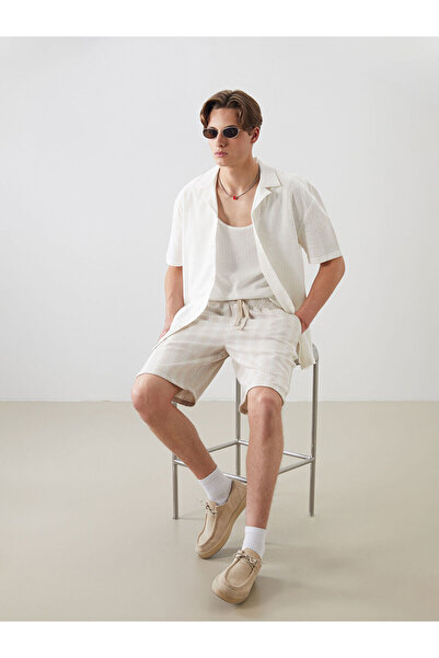 LC Waikiki Nevavm Comfortable Fit Men's Shorts with Difference