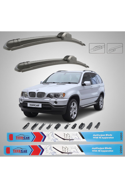TEAMCAR BMW X5 (1999–2002) Μάκτρα Υαλοκαθαριστήρων |   Μπροστινό Σετ – TeamCar ®