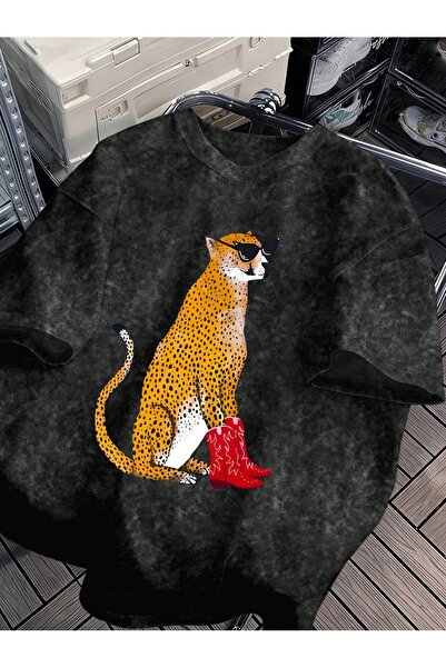 valeriae T-Shirt - Μαύρο - Κανονική εφαρμογή