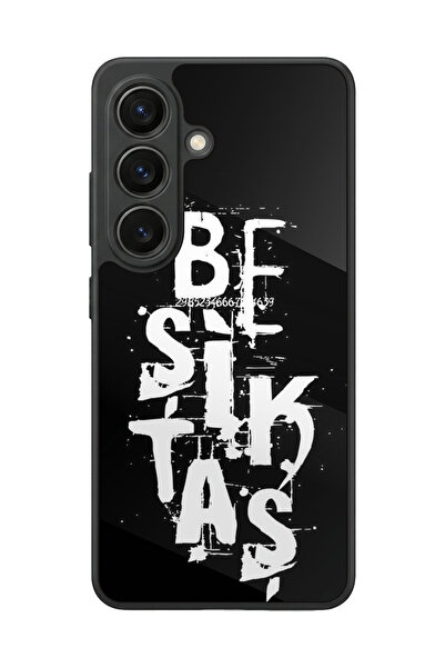 Samsung Galaxy S26 Compatible Glossy Premium Matte Black Printed Silicone Case