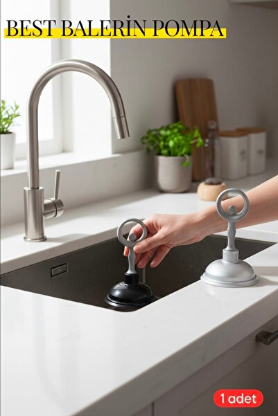 Herza House Lavabo ve Küvet için Balerin Vantuz Pompa