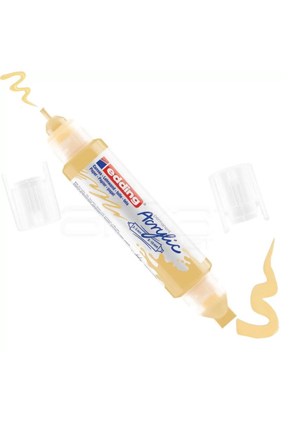 Edding 5400 Acrylic Marker Pen Double Tip 3D Double Liner 915 Pastel Yellow
