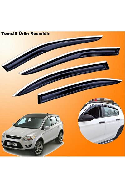 midline Ford Kuga Cam Rüzgarlığı Krom ABS Nikelajlı Mügen Cam Rüzgarlığı 2008...
