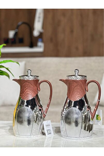sahal aloula Coffee Pot - Silver-colored - 2