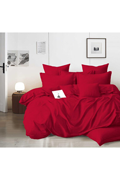 OEM Διπλό σετ κλινοσκεπασμάτων - Κόκκινο