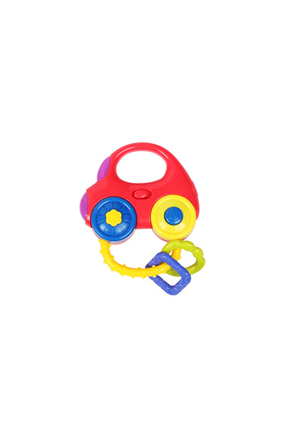 LITTLE ANGEL Baby Rattle Teether Activity Toy – Car Design