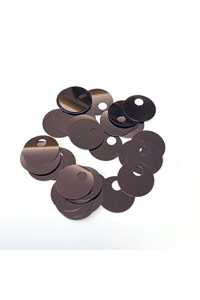 knitme Pul Payet 15 MM 160 No Koyu Kahve +/- 300 Adet - 10 Gr